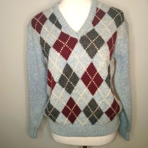 Vintage McGregor V-Neck Argyle Sweater